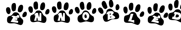 Ennobled Pet font preview